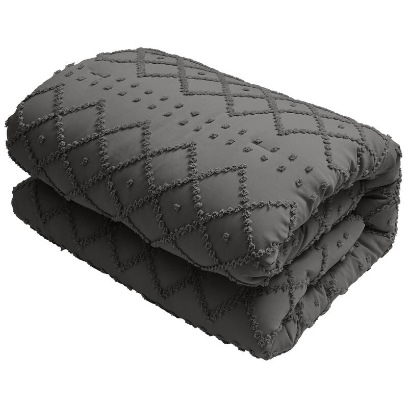 Set of 5/7 Pieces Brushed Comforter Set, Bed-in-a-Bag