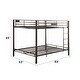 preview thumbnail 4 of 4, Spacious Double Queen Bunk Bed with Sturdy Slat System
