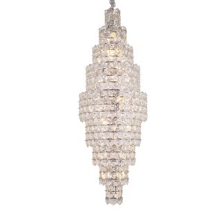 9-Tier Chrome Chandelier With Clear Crystal Accents - Bed Bath & Beyond ...