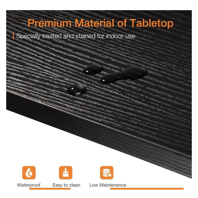 71 Inch Bar Table, Bar Height Pub Table with Sturdy Legs