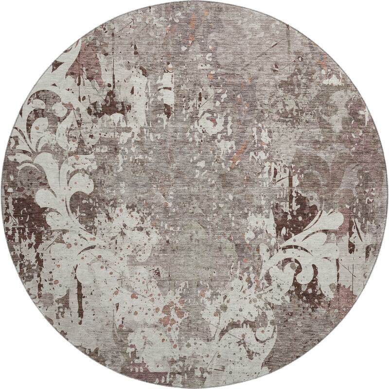 Premium Washable Super Soft Traditional Damask Mayfield Rug