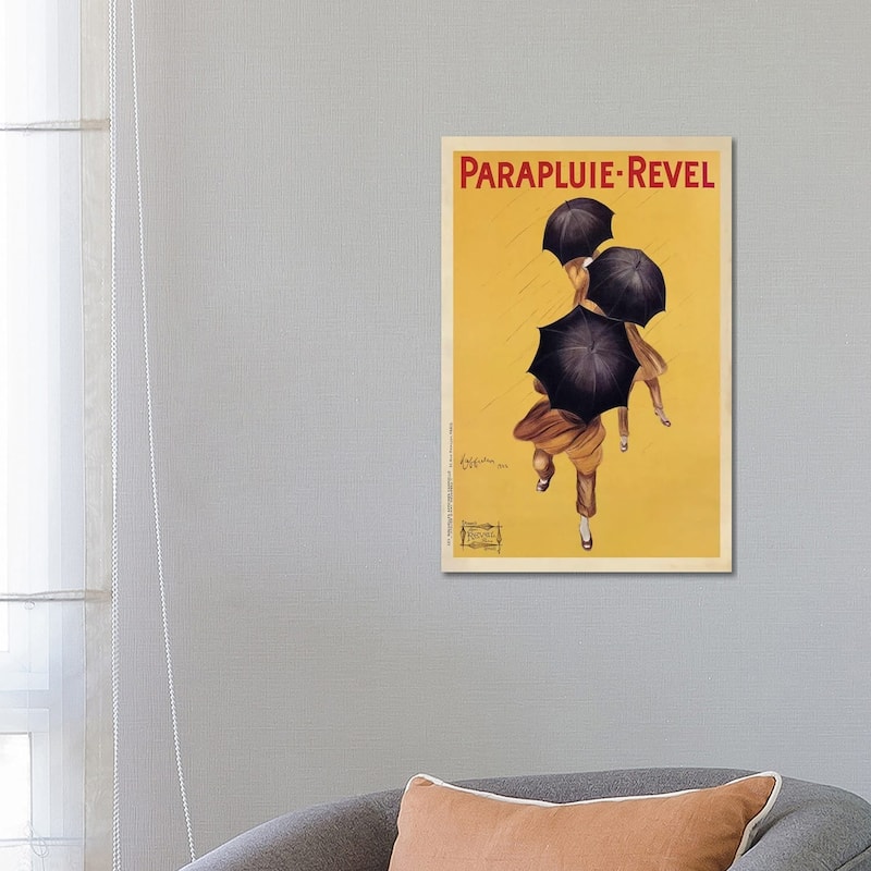 iCanvas "Parapluie-Revel, 1922" by Leonetto Cappiello Canvas Print - 26x18x1.5