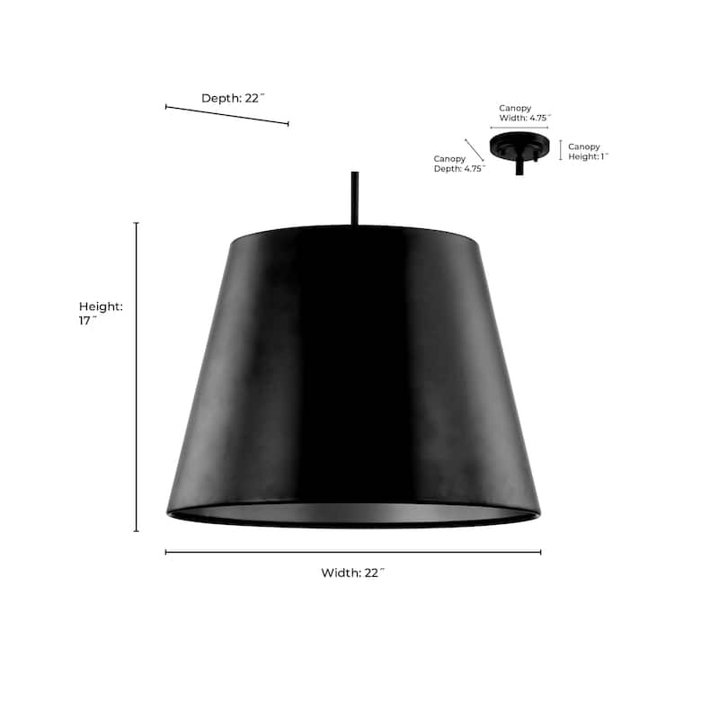 Millennium Lighting 99204 Arrco 3 Light 18" Wide Pendant