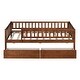 preview thumbnail 79 of 95, Roomfitters Twin Size Daybed Wood Frame with Two Storage Compartments, Space-Saving and Stylish Design for Any Room
