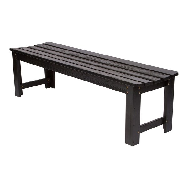white outdoor backless bench