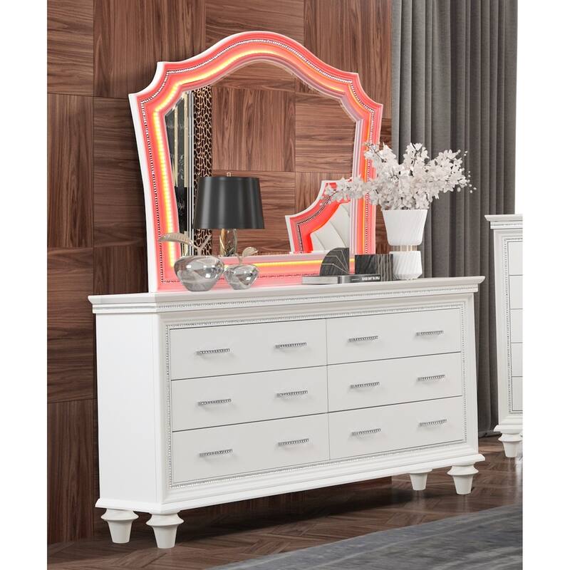 Rosie Bedroom Set with LED lighting