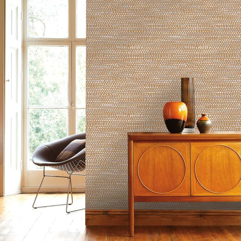 Moire Dots Removable Peel and Stick Wallpaper