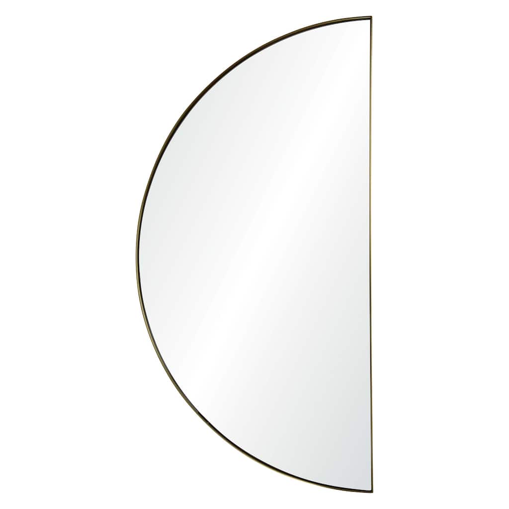 Renwil Halfmoon 40" Tall Semicircle Wall Mirror, Yellow