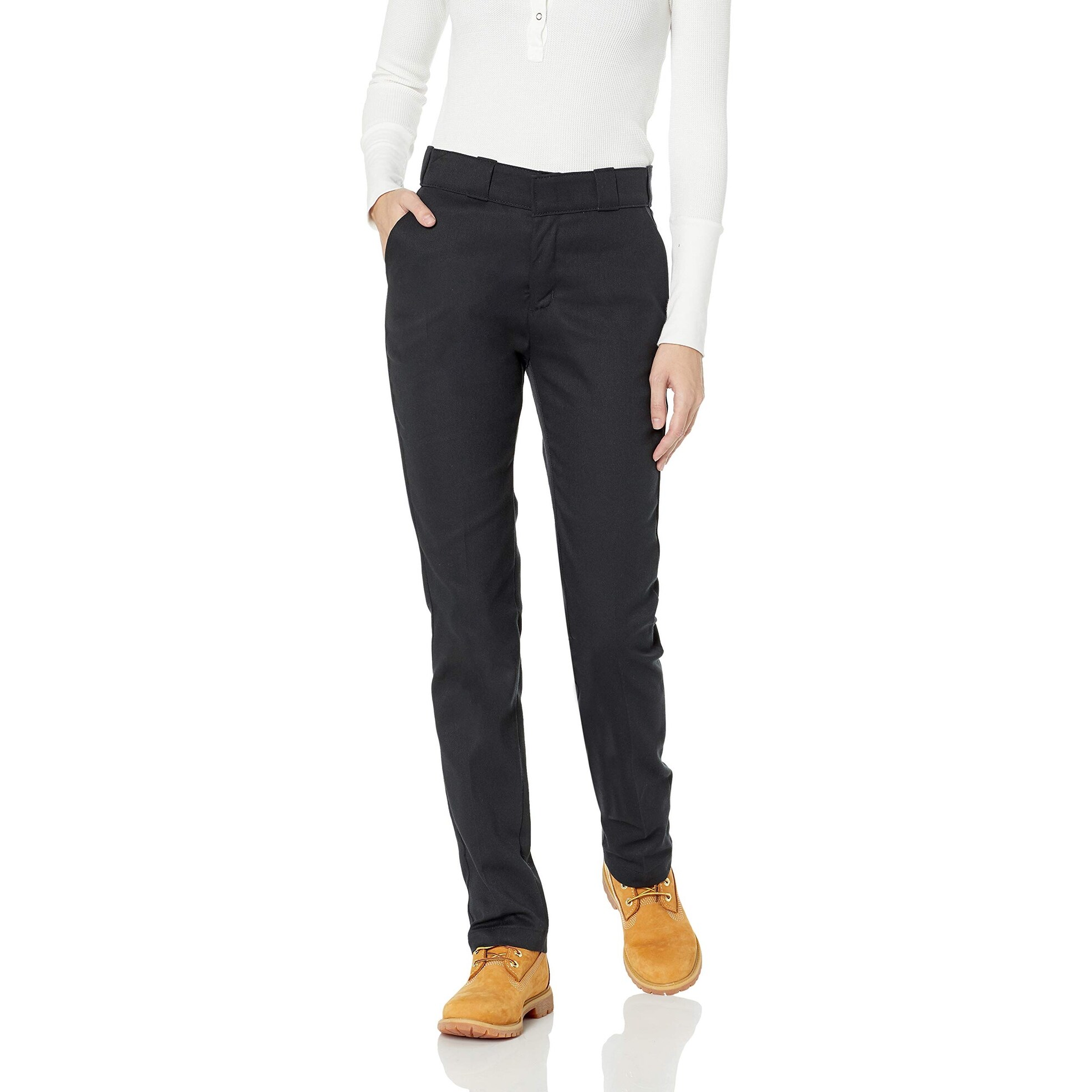 white dickies women's work pants
