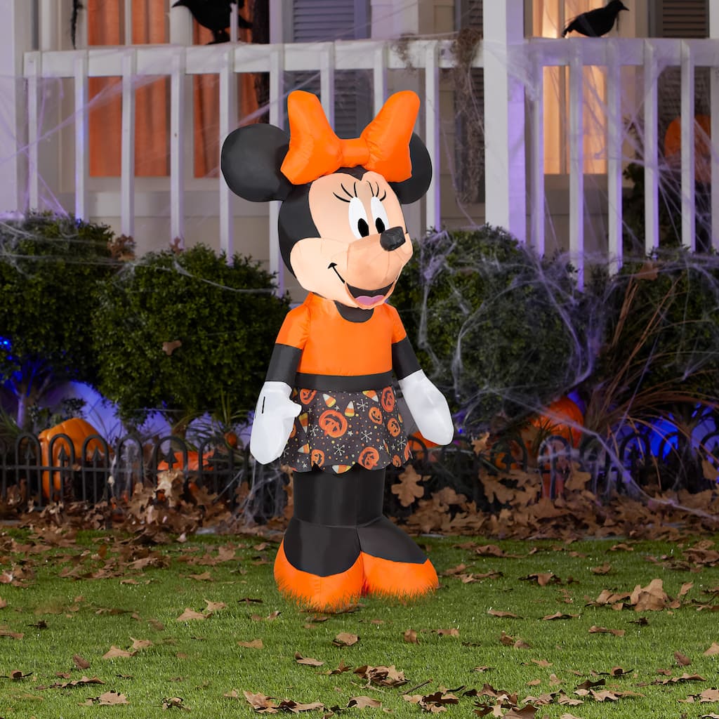 Airblown Inflatable Minnie Mouse in Candy Skirt