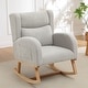 preview thumbnail 2 of 80, HOMYKA 28" Wide Rocking Chair for Nursery