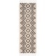 preview thumbnail 7 of 13, SAFAVIEH Moroccan Fringe Shag Duyen 2-inch Thick Rug 2'3" x 7' Runner - Cream/Charcoal - Runner
