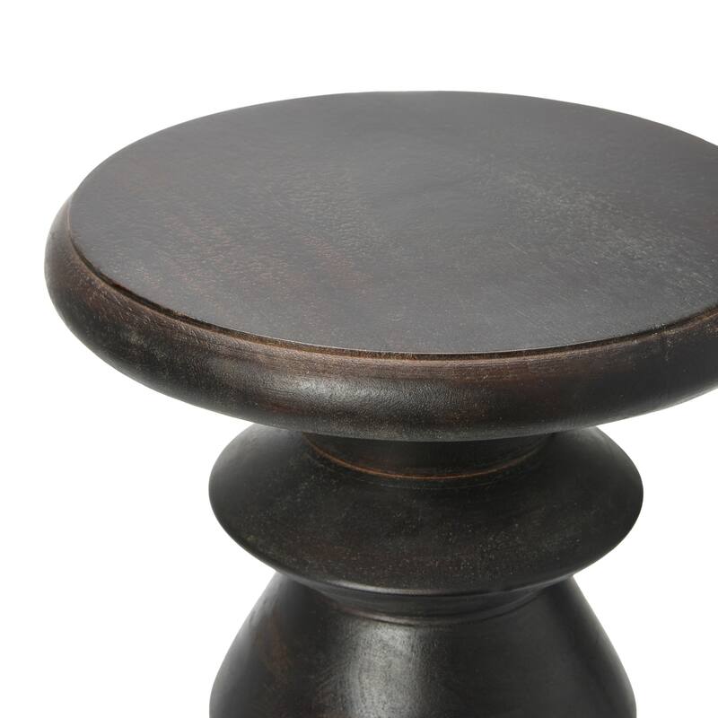 Berns Mid Century Modern Solid Wood End Table or Stool