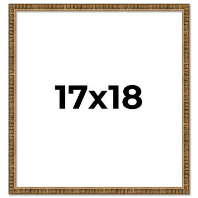 17x18 Frame Gold Picture Frame - Complete Modern Photo Frame Includes