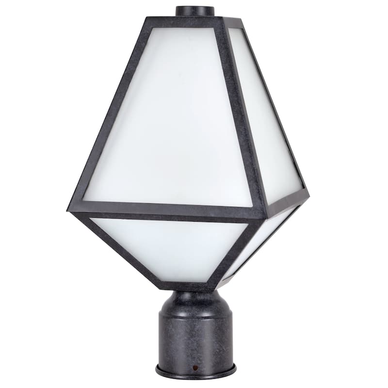 Brian Patrick Flynn for Crystorama Glacier Outdoor 1 Light Post - 8'' W x 15.5'' H