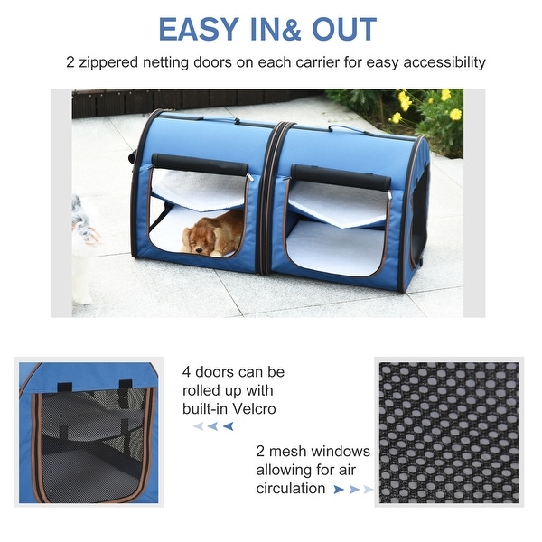pet carrier with divider