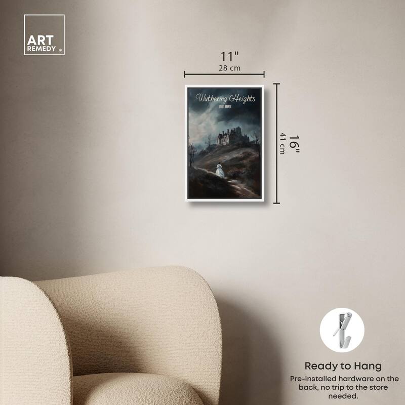 Wuthering Heights Cover Canvas by Art Remedy