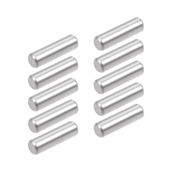uxcell 5Pcs 6mm X 60mm Dowel Pin 304 Stainless Steel Cylindrical Shelf Support Pin Fasten Elements Silver Tone