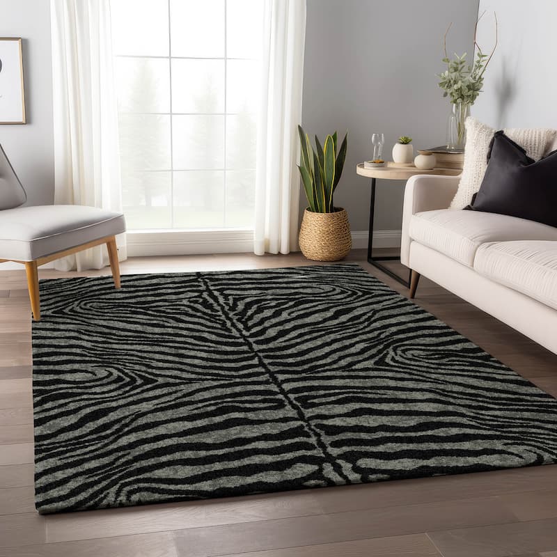 Premium Washable Super Soft Animal Print Mayfield Rug - Shadow - 9' x 12' - Rectangle