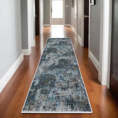 HomeRootsAbstract Modern Runner Area Rug