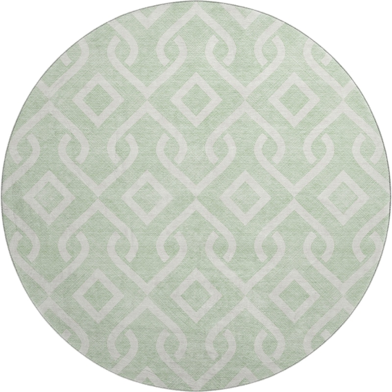 Premium Washable Super Soft Modern Medallions Mayfield Rug