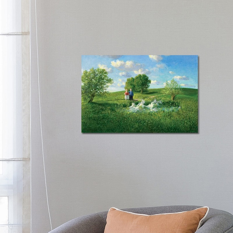 iCanvas "Restless Pond" by Michael Sowa Canvas Print - 18x26x1.5
