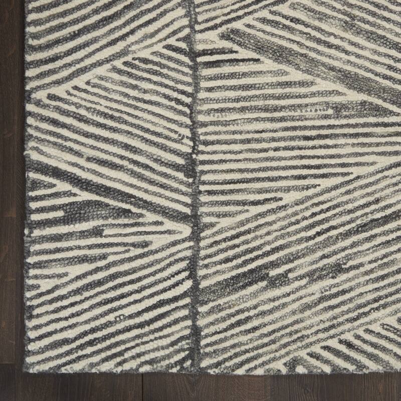 Fedug Power Loomed Abstract Modern Soft Area Rug By HomeRoots - 117' X '93' X '0.5