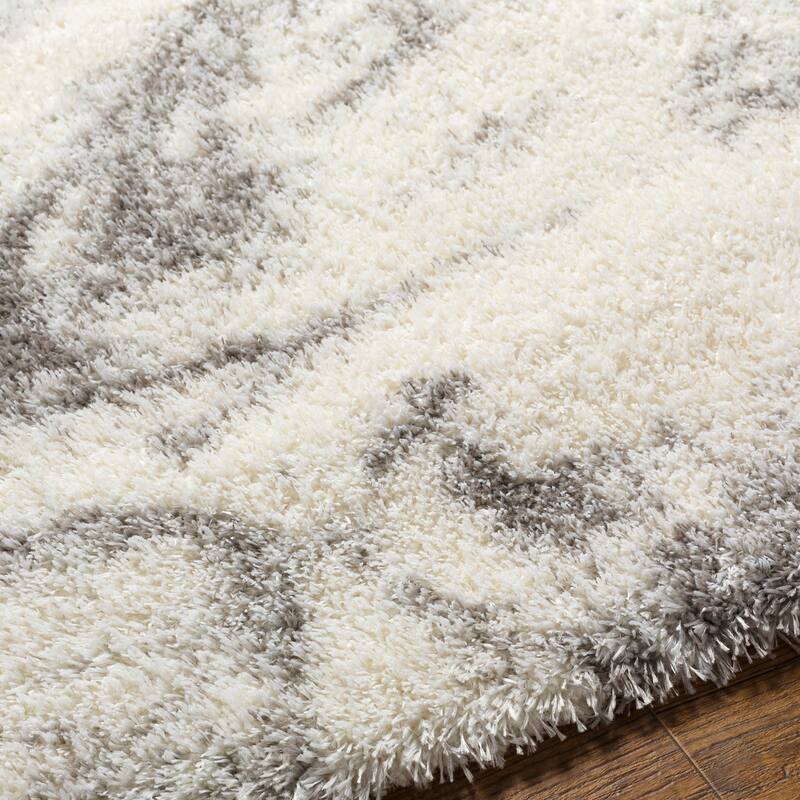 Livabliss Transitional Cloudy Shag Abstract Area Rug
