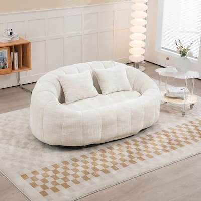 59.05" Bean Bag Sofa Lazy Sofa Durable Comfortable Lounger High Back Bean Bag Chair
