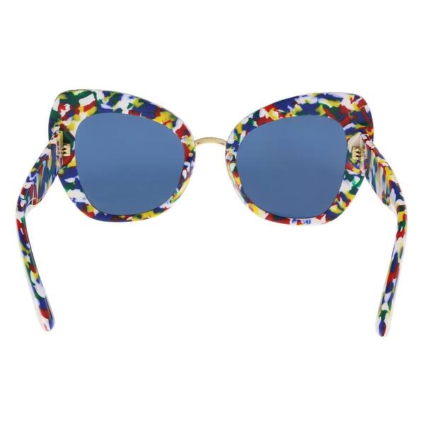 Shop Dolce Gabbana Dg4319 317672 Multicolor Cube Cat Eye