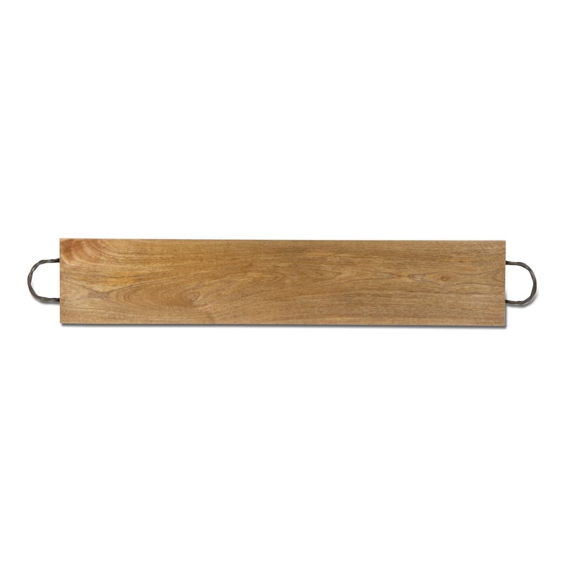 Cava Natural Wood Feasting Board and Cutting Board 39 x 7.5 x 3 Hand Wash Only Perfect for Serving Everyday