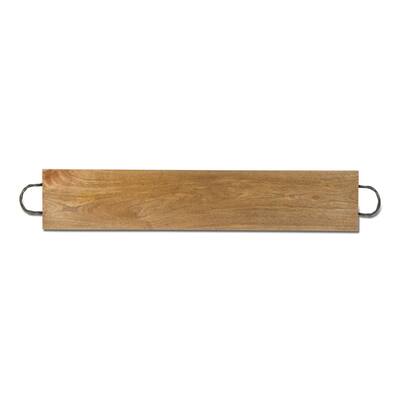 Cava Natural Wood Feasting Board and Cutting Board 39 x 7.5 x 3 Hand Wash Only Perfect for Serving Everyday