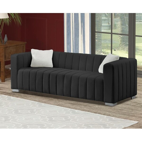 Wayna upholstered Modern Velvet Sofa for Living Room - On Sale