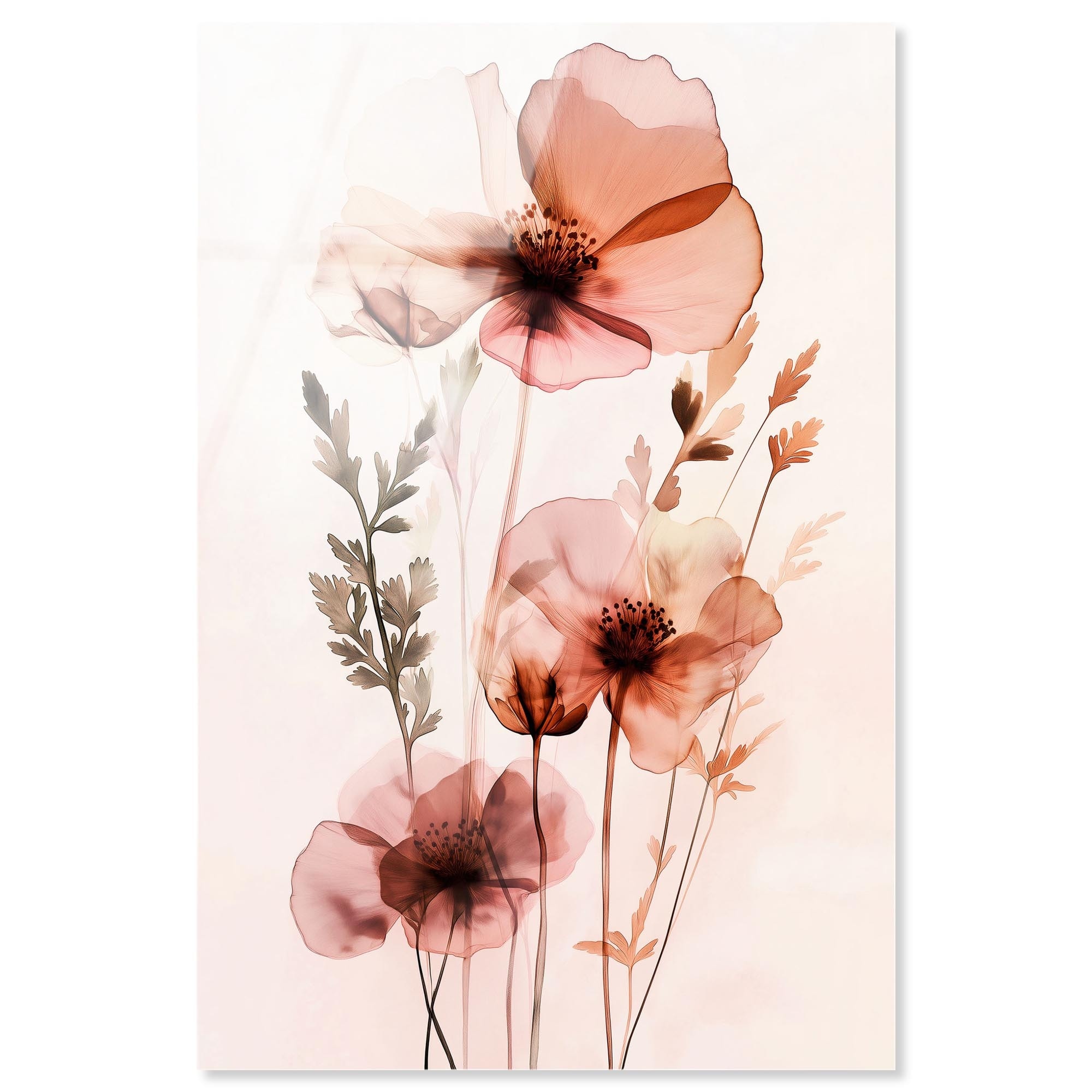 Petal Dye II Acrylic by Art Remedy, Ready to Hang