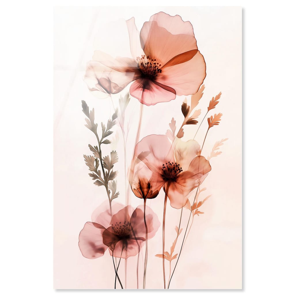 Petal Dye II Acrylic by Art Remedy, Ready to Hang