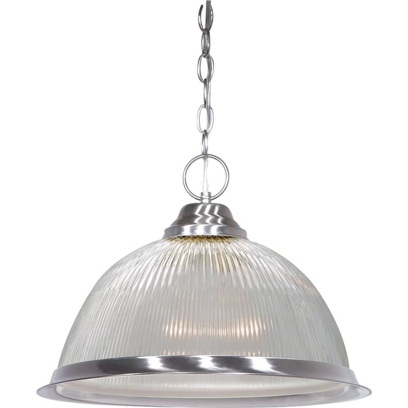 Nuvo Lighting 76/446 Single Light 15" Wide Pendant - Brushed Nickel