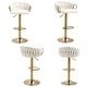 preview thumbnail 33 of 42, Modern Swivel Counter Height Bar Stools Adjustable Counter Stool With Backs