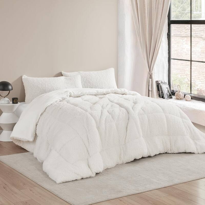 Cotton Candy - Coma Inducer® Oversized Comforter - Marshmallow White - Full