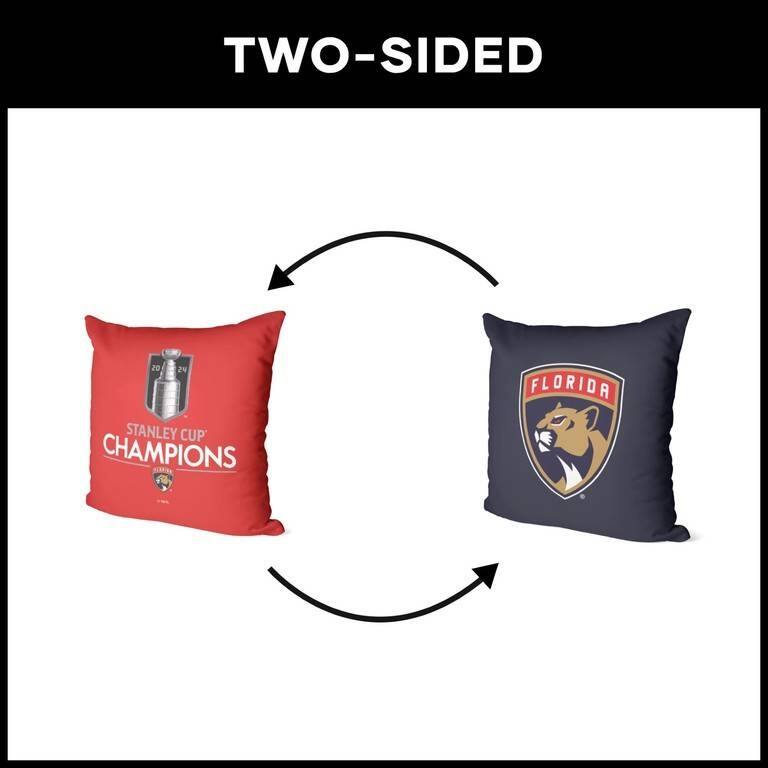 NHL Florida Panthers Real Deal 18 Inch Throw Pillow
