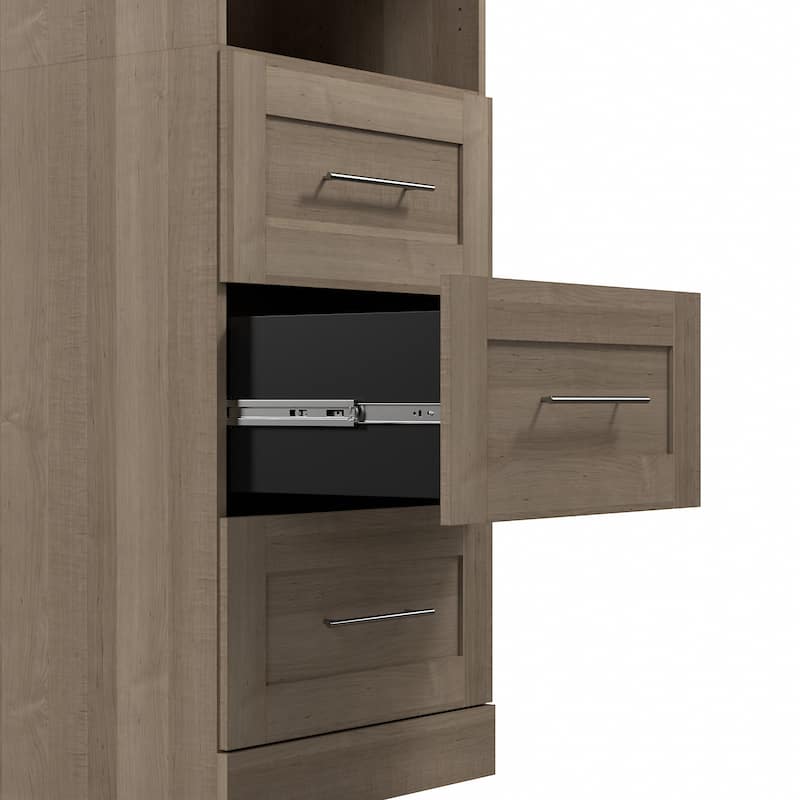 Pur 50W Closet Organization System with Drawers by Bestar