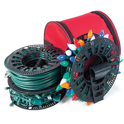 Christmas Light Storage Reels and Organizer