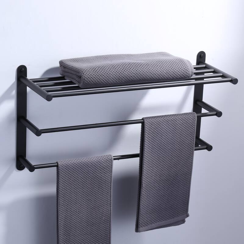 WOWOW 24 in. Bathroom Towel Rack