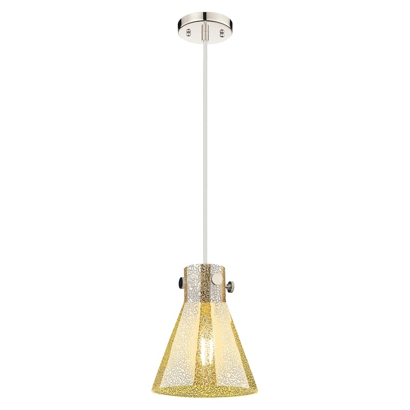Innovations Lighting 410-1PS-G411-8ME Newton Cone 8" Wide Cord Hung