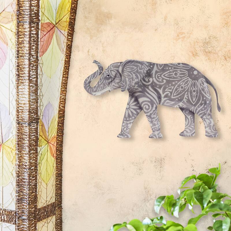 Capiz Elephant Wall Decor