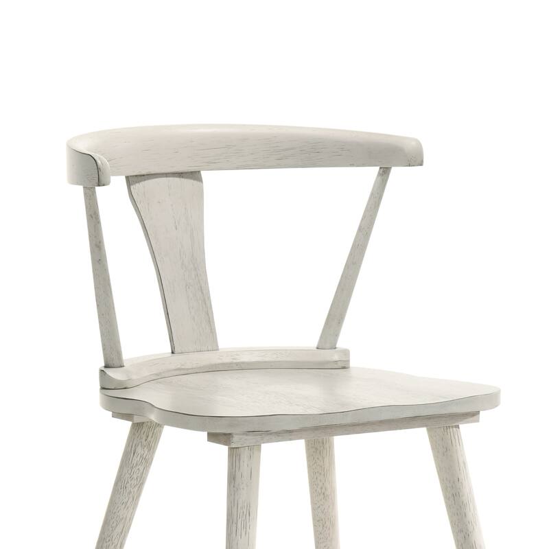 2 Pieces Set Dining Side Chair Rustic Modern Farmhouse Design Retro Design Easy to Assembly