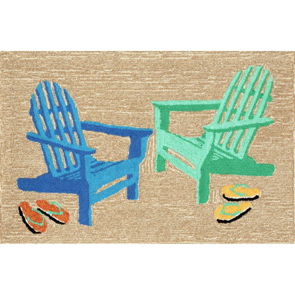 Liora Manne Frontporch Adirondack Indoor/Outdoor Rug - 2'6" x 4'