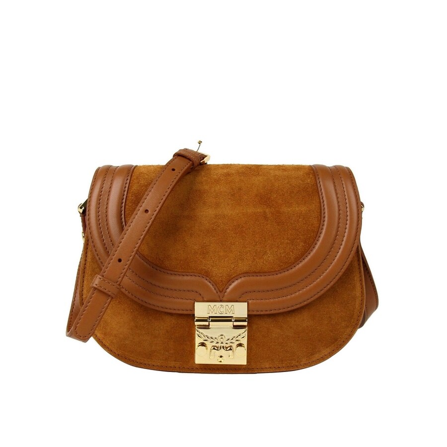 cognac leather crossbody bag