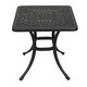 preview thumbnail 17 of 19, Flagstaff Cast Aluminum Outdoor Square End Table - 8' x 10'