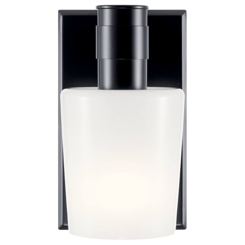 Adani 1-Light Wall Sconce with Opal Glass Shade