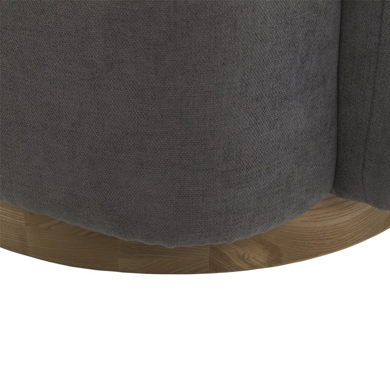 Spruce & Spring Ray Modern Swivel Accent Barrel Chairs